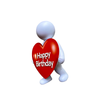 I'm Happy giftpoppetje Happy birthday